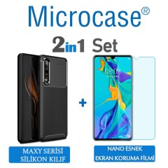 Huawei P30 Maxy Serisi Silikon Kılıf + NANO (SEÇİN)
