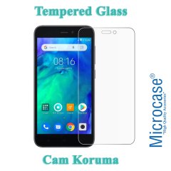 Microcase Xiaomi Redmi Go Premium Matte Silikon Kılıf + Tempered Glass Cam Koruma (SEÇ)