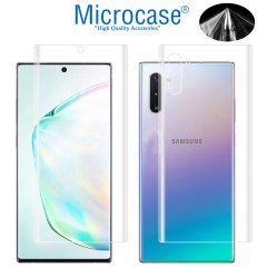 Microcase Samsung Galaxy Note 10 Full Ön Arka Kaplama Koruma Filmi