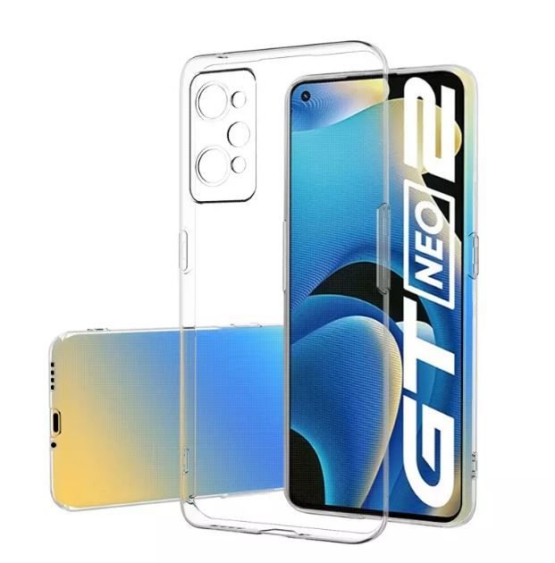 Microcase Realme GT Neo2 Slim Serisi Soft TPU Silikon Kılıf - Şeffaf