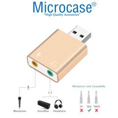 Microcase 7.1 Kanal Usb Ses Kartı - AL2587