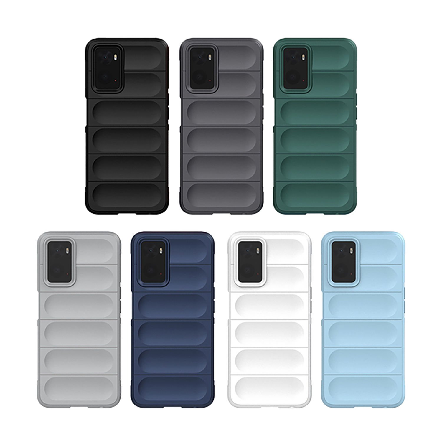Microcase Realme 9i / Oppo A36 Miami Serisi Darbeye Dayanıklı Silikon Kılıf - AL3420