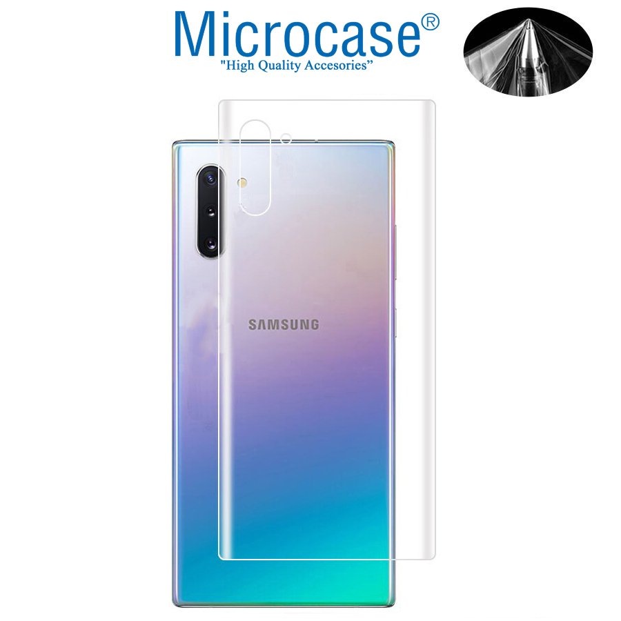 Microcase Samsung Galaxy Note 10 Full Arka Kaplama Koruma Filmi