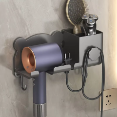 Microcase Çok Fonksiyonlu Saç Kurutma Makinası ve Banyo Malzemeleri İçin Düzenleyici Askılık Stand - AL5050