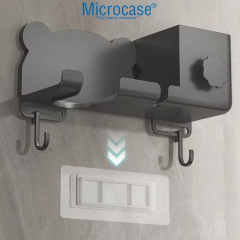 Microcase Çok Fonksiyonlu Saç Kurutma Makinası ve Banyo Malzemeleri İçin Düzenleyici Askılık Stand - AL5050