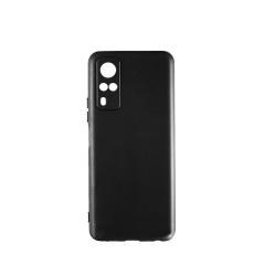 Microcase Vivo Y31 2021 Matte Serisi Silikon TPU Kılıf - Siyah