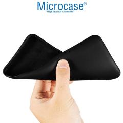 Microcase Vivo Y31 2021 Matte Serisi Silikon TPU Kılıf - Siyah