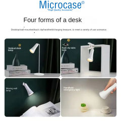 Microcase 3 Renk Modlu Kıskaçlı 360 Döner Mıknatıs Başlıklı Dokunmatik Masaüstü ve Gece Lambası  - AL5261