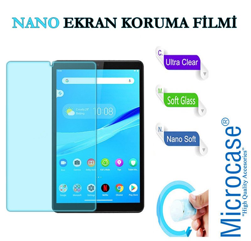 Microcase Lenovo Tab M8 TB-8505F TB-8505X TB-8505I 8.0 inch Tablet Nano Esnek Ekran Koruma Filmi