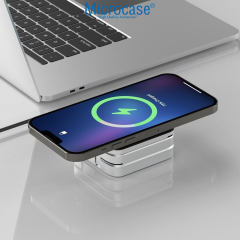 Microcase 3in1 15W Katlanır Manyetik ABS + PC Kasa Kablosuz Şarj Cihazı - AL5262