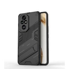 Microcase  Honor  200 Pro  Matrix Serisi Armor Standlı Perfect Koruma Kılıf - Siyah Al3416