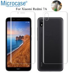 Microcase Xiaomi Redmi 7A Full Ön Arka Kaplama TPU Soft Koruma Filmi