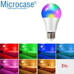 Microcase Uzaktan Kumandalı Renk Değiştiren RGB LED Ampul 10W 1100 Lümen - AL3591