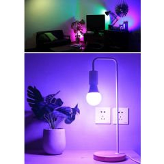 Microcase Uzaktan Kumandalı Renk Değiştiren RGB LED Ampul 10W 1100 Lümen - AL3591