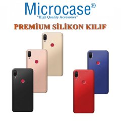 Microcase Xiaomi Mi Play Premium Matte Silikon Kılıf + Tempered Glass Cam Koruma (SEÇ)