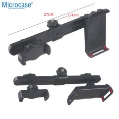 Microcase 2in1 Çift Başlıklı Ayarlanabilir 1 Telefon 1 Tablet Tutucu + 2.1 MT Tripod - AL5063