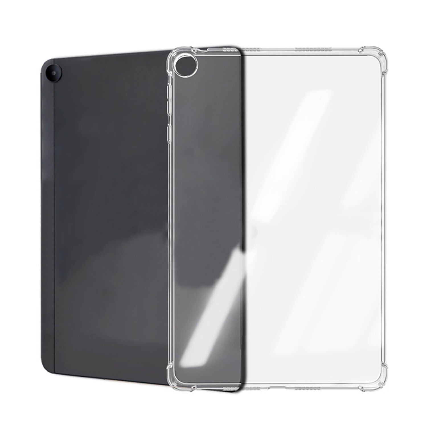Microcase Huawei MatePad SE 10.4 inch 2022 Anti Shock Series Silikon Tpu Soft Kılıf - Şeffaf AL3308