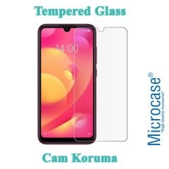 Microcase Xiaomi Mi Play Premium Matte Silikon Kılıf + Tempered Glass Cam Koruma (SEÇ)