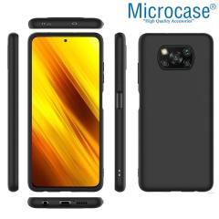 Microcase Xiaomi Poco X3 Pro Matte Serisi Silikon Kılıf - Siyah