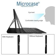 Microcase Xiaomi Mi Pad 7 Uyumlu Bluetooth Touchpad Klavye+Bluetooth Mouse+Standlı Kılıf-BKK7