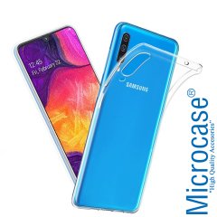 Samsung Galaxy A70 0.2 mm İnce Silikon Kılıf + CAM (SEÇİN)