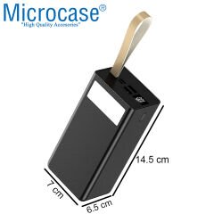 Microcase PD 22.5W 50000 Mah Ledli Digital Göstergeli PowerBank Gerçek Pil Kapasitesi - AL3648