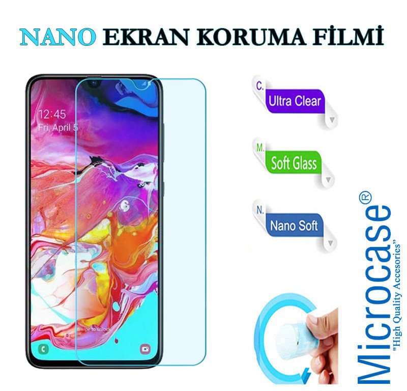 Microcase Samsung Galaxy A70 Nano Esnek Ekran Koruma Filmi