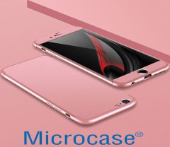 Apple iPhone 8 360 Fit Sert Koruma Kılıfı 3in1 - Sah