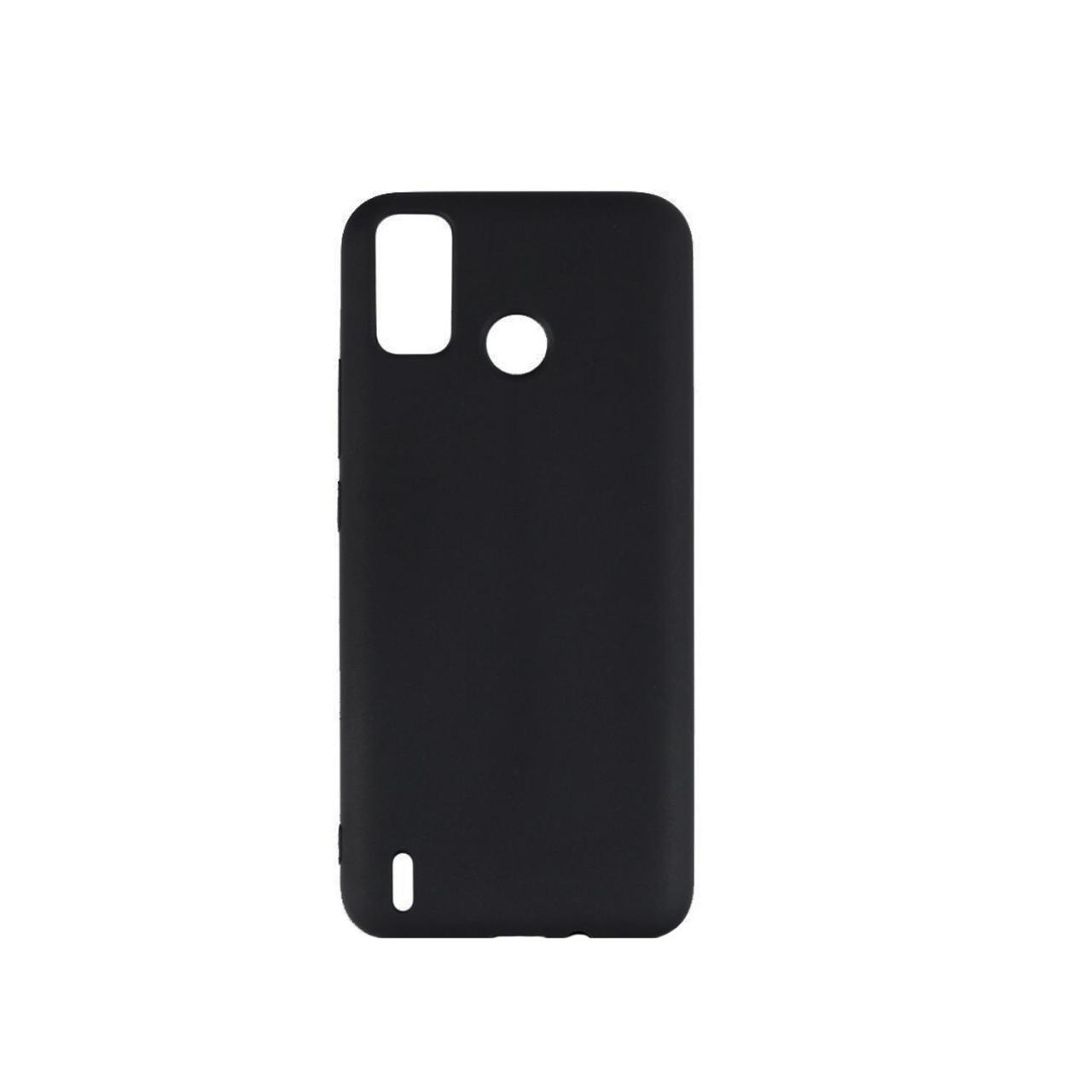 Microcase Tecno Spark 6 Go Matte Serisi Silikon TPU Kılıf - Siyah