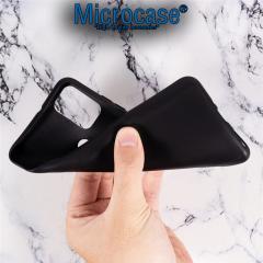 Microcase Tecno Spark 6 Go Matte Serisi Silikon TPU Kılıf - Siyah