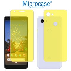 Microcase Google Pixel 3A Full Ön Arka Kaplama Koruma Filmi