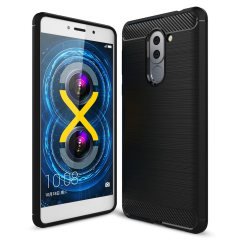 Microcase Huawei GR5 2017 Brushed Carbon Fiber Silikon TPU Kılıf