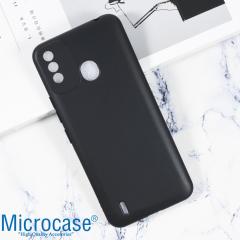 Tecno Spark 6 Go Matte Serisi Kamera Korumalı Silikon Kılıf Siyah