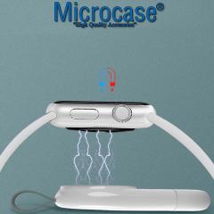 Microcase Apple Watch 7 45 mm için Anahtarlık Tipi Manyetik USB Şarj - Beyaz AL2364