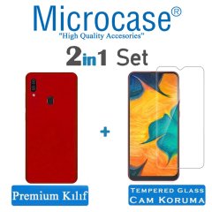 Samsung Galaxy A20 Premium Matte Silikon Kılıf + CAM (SEÇİN)