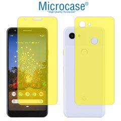 Microcase Google Pixel 3A XL Full Ön Arka Kaplama Koruma Filmi