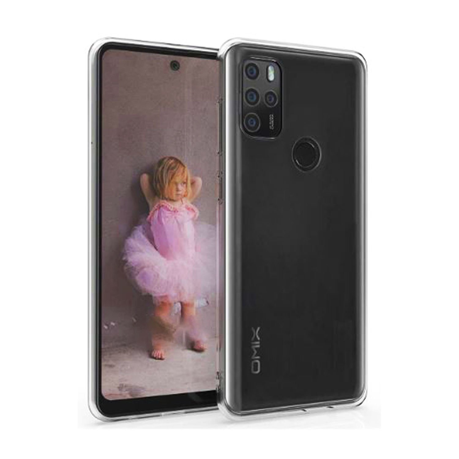 Microcase Omix X500 Slim Serisi Soft TPU Silikon Kılıf - Şeffaf