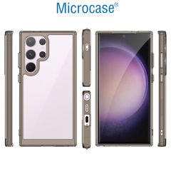 Microcase Samsung S24 Ultra Shield Serisi Darbeye Dayanıklı Yarı Esnek Plastik Tpu Kılıf - AL8100