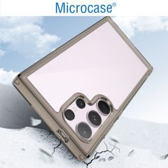 Microcase Samsung S24 Ultra Shield Serisi Darbeye Dayanıklı Yarı Esnek Plastik Tpu Kılıf - AL8100