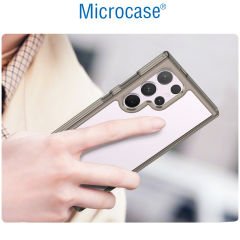 Microcase Samsung S24 Ultra Shield Serisi Darbeye Dayanıklı Yarı Esnek Plastik Tpu Kılıf - AL8100