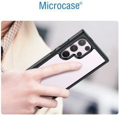 Microcase Samsung S24 Ultra Shield Serisi Darbeye Dayanıklı Yarı Esnek Plastik Tpu Kılıf - AL8100