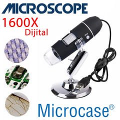 1600x Dijital Mikroskop USB HD Cmos 8 Led Digital Micro