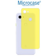 Microcase Google Pixel 3A XL Full Arka Kaplama Koruma Filmi
