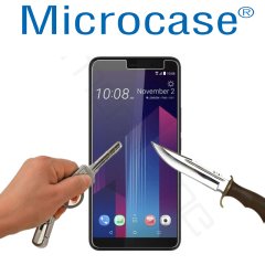 HTC U11 Plus Tempered Glass Cam Ekran Koruma
