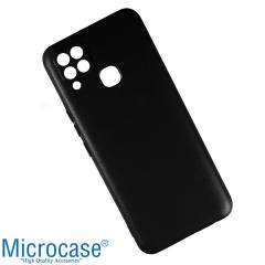 Microcase Infinix Hot 10S Matte Serisi Silikon TPU Kılıf - Siyah
