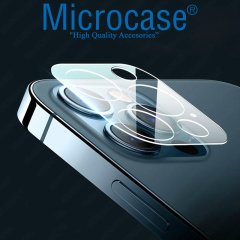 iPhone 12 Pro Max 3D Kamera Camı Lens Koruyucu Glass - Şeffaf