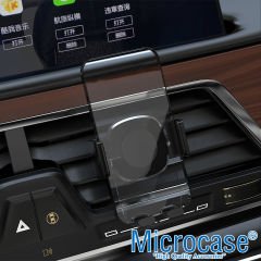 Microcase Araç İçi Izgaralıktan Kelepçeli Transparan Telefon Tutucu - AL3645