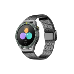 Microcase Huawei Watch Gt 3 Se ile Uyumlu Paslanmaz Çelik Metal Kordon Kayış-KY6554
