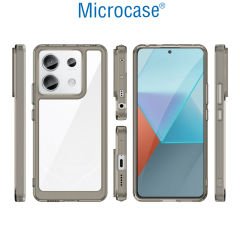 Microcase Poco x6 / Xiaomi Redmi Note 13 Pro 5G Shield Serisi Darbeye Dayanıklı Yarı Esnek Plastik Tpu Kılıf - AL8100