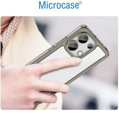 Microcase Poco x6 / Xiaomi Redmi Note 13 Pro 5G Shield Serisi Darbeye Dayanıklı Yarı Esnek Plastik Tpu Kılıf - AL8100